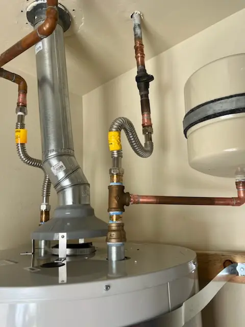 Water heater installation and plumbing repair in Martville
